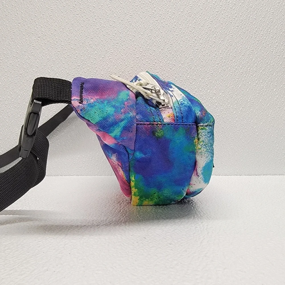 JanSport Tie Dye Fanny Pack Waist Pouch Hip Purse Belt Bag Retro Colorful!